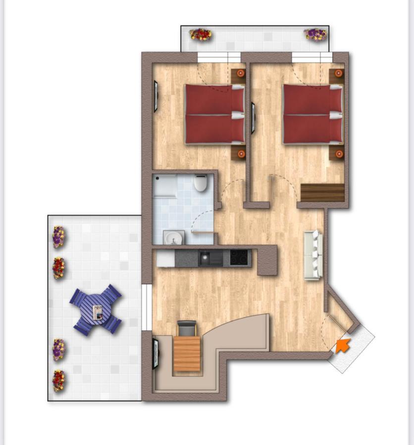 Appartments Das Franzal Zell am Ziller Eksteriør billede